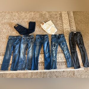 Boys size 8 buckle bke & salvage2kids Abercrombie 9/10 polo8whiteLevi’s8